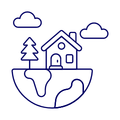 House Ecosystem Illustration from UX Line Set