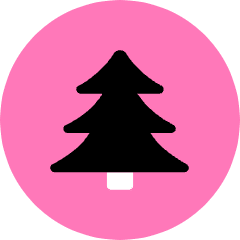 Pine Tree Icon from Kameleon Pop Set