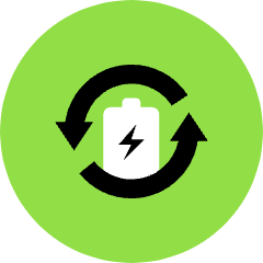 Recharge Battery Icon from Kameleon Pop Set