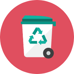 Recycle Bin Icon from Kameleon Colors Set