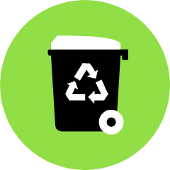 Recycle Bin Icon from Kameleon Pop Set