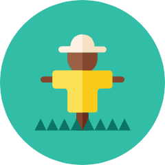 Scarecrow Icon from Kameleon Colors Set