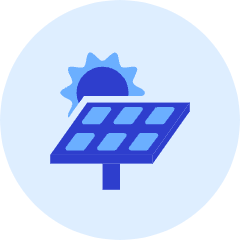 Solar Panel Icon from Kameleon Duo Set