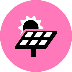 Solar Panel Icon from Kameleon Pop Set