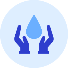 Water Hand Icon from Kameleon Duo Set