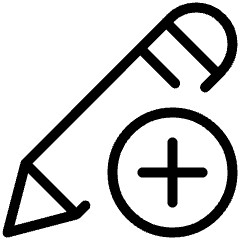 Pencil Edit Add Icon from Ultimate Light Set