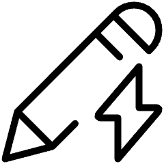 Pencil Edit Charge Icon from Ultimate Light Set