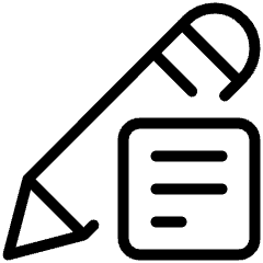 Pencil Edit Document Icon from Ultimate Light Set
