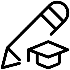 Pencil Edit Education Icon from Ultimate Light Set