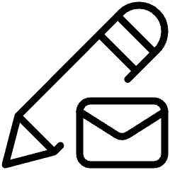 Pencil Edit Mail Icon from Ultimate Light Set