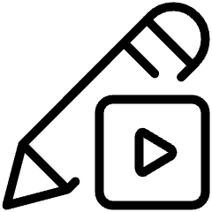 Pencil Edit Media Icon from Ultimate Light Set