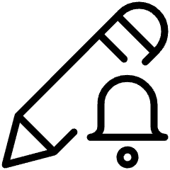 Pencil Edit Notification Icon from Ultimate Light Set