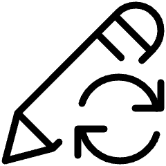 Pencil Edit Sync Icon from Ultimate Light Set