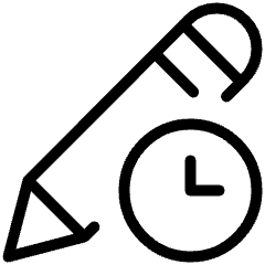 Pencil Edit Time Loading Icon from Ultimate Light Set
