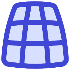 3d Perspective Grid Icon from Flex Duo Set