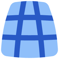 3d Perspective Grid Icon from Flex Flat Set