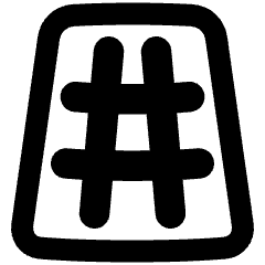 3d Perspective Grid Icon from Plump Remix Set