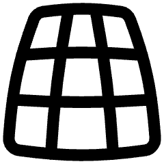 3d Perspective Grid Icon from Flex Line Set