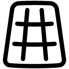 3d Perspective Grid Icon from Plump Line Set