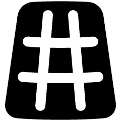 3d Perspective Grid Icon from Plump Solid Set