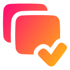 Apply To All Icon from Plump Gradient Set