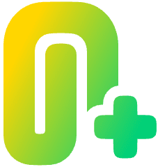 Attach File Add Icon from Plump Gradient Set