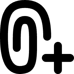 Attach File Add Icon from Flex Solid Set