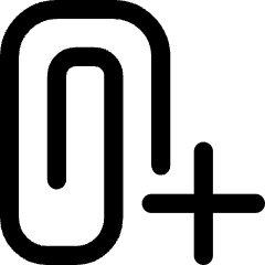 Attach File Add Icon from Core Line Set