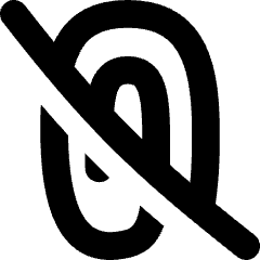 Attach File Off Icon from Flex Solid Set