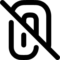 Attach File Off Icon from Plump Remix Set