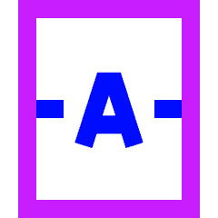Auto Fit Column Width Icon from Sharp Neon Set