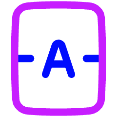 Auto Fit Column Width Icon from Plump Neon Set