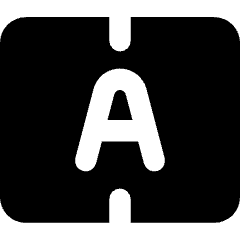 Auto Fit Row Height Icon from Core Solid Set