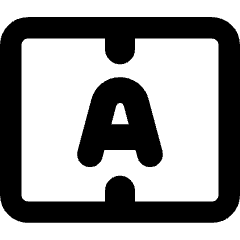 Auto Fit Row Height Icon from Core Remix Set
