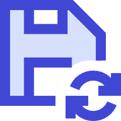 Auto Save Backup Icon from Sharp Duo Set