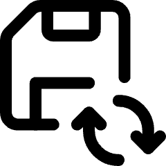 Auto Save Backup Icon from Core Line Set
