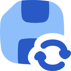 Auto Save Backup Icon from Flex Flat Set