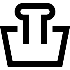 Binder Clip Icon from Sharp Line Set