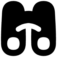 Binoculars Icon from Flex Solid Set