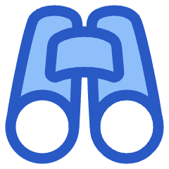 Binoculars Icon from Plump Duo Set