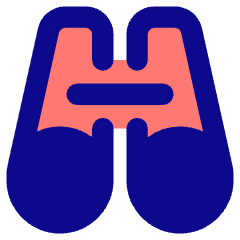 Binoculars Icon from Core Pop Set