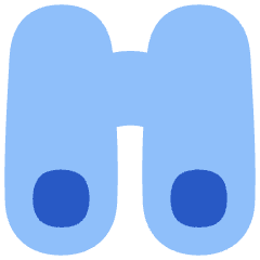 Binoculars Icon from Flex Flat Set