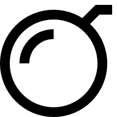 Bomb Icon from Sharp Line Set