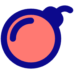 Bomb Icon from Plump Pop Set