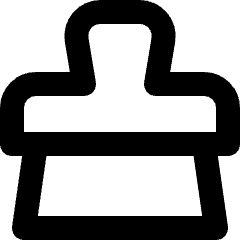 Brush 1 Icon from Micro Line Set