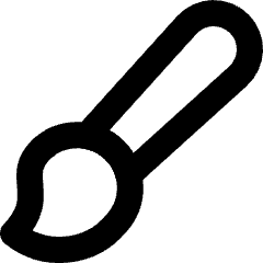 Brush 2 Icon from Micro Line Set