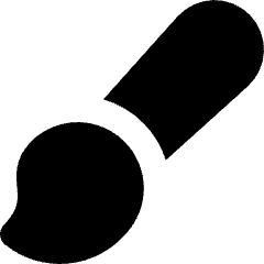 Brush 2 Icon from Micro Solid Set