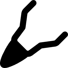 Brush Pen Tip Diagonal Icon from Flex Remix Set