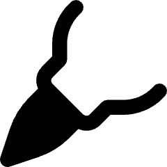 Brush Pen Tip Diagonal Icon from Core Remix Set