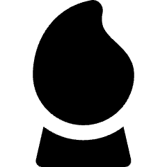 Brush Tip Vertical Icon from Core Solid Set